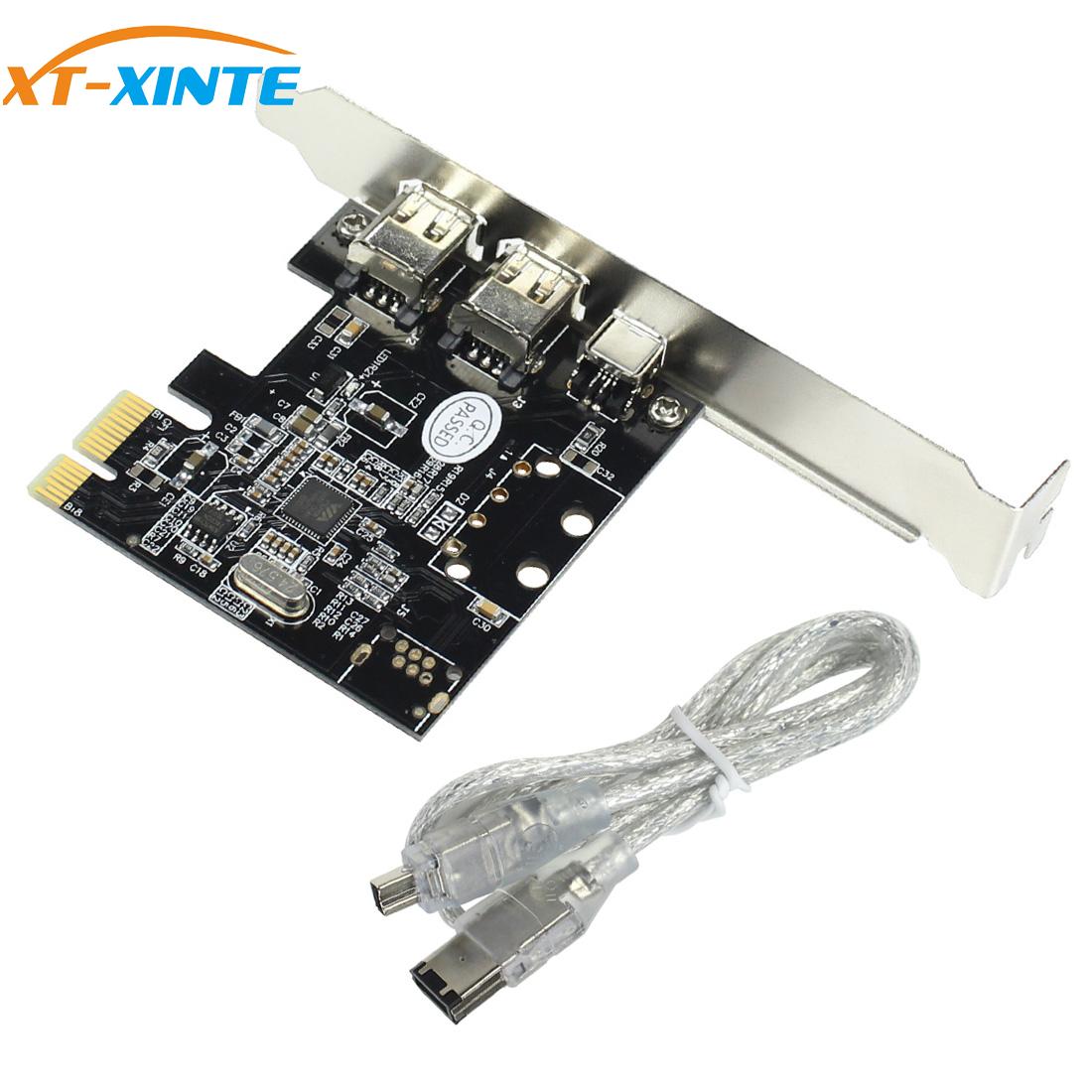 XT-XINTE Ȯ ī, PCIe 3 Ʈ, 1394A Firewire PC..